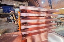 Проходка в дымнике для трубы от газового котла