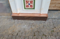 Отливы из меди на цоколь