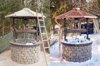 Лучшая кровля для колодца.